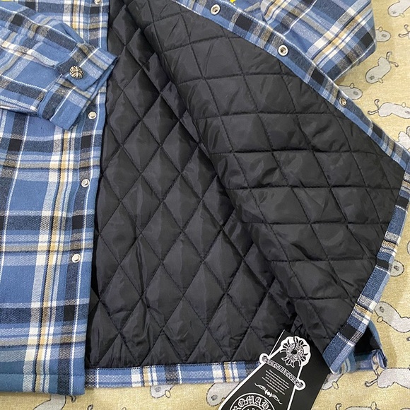 Chrome Hearts Blue Checkered Shirt - Picture 6 of 9